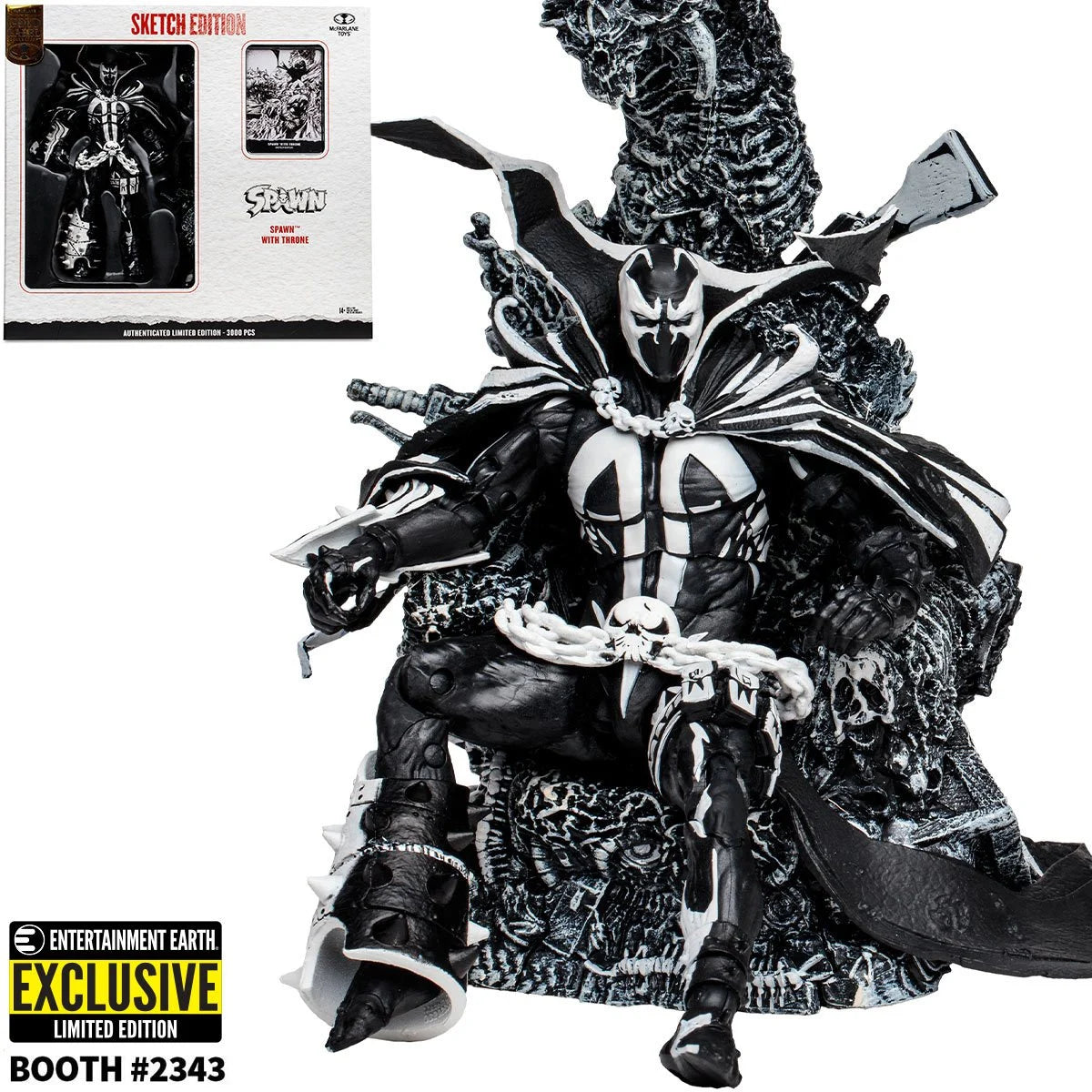 McFarlane Toys Spawn with Throne Sketch Edition SDCC 2023
