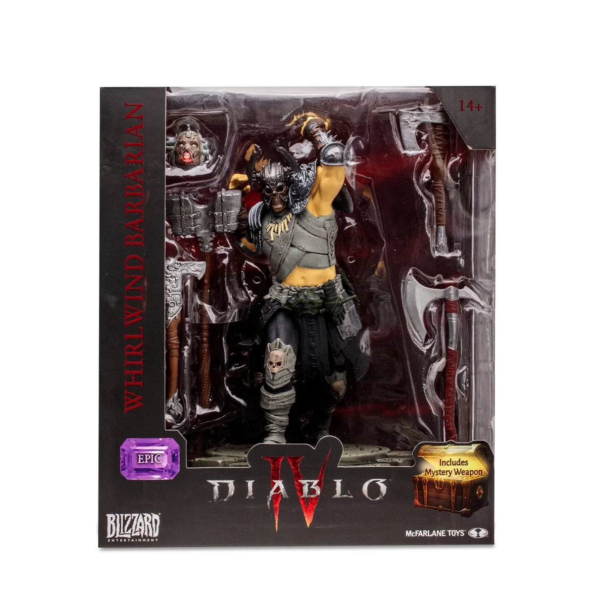 McFarlane Toys Diablo IV Wave 1 Whirlwind Barbarian Epic
