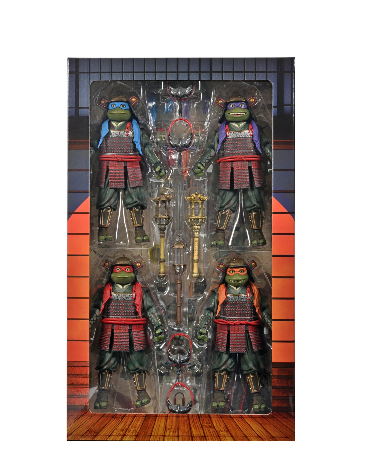 Neca Teenage Mutant Ninja Turtles 3 – Samurai Brothers 4-pack - SDCC 2023