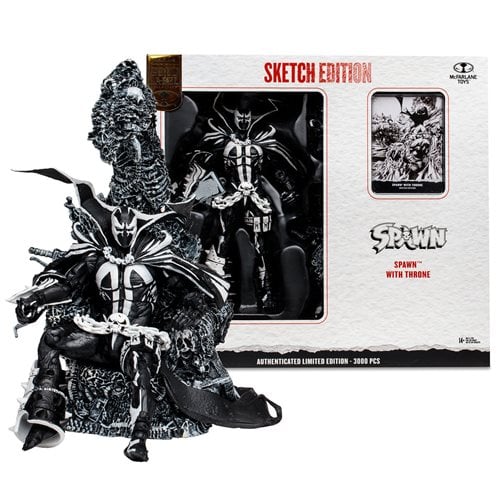 McFarlane Toys Spawn with Throne Sketch Edition SDCC 2023