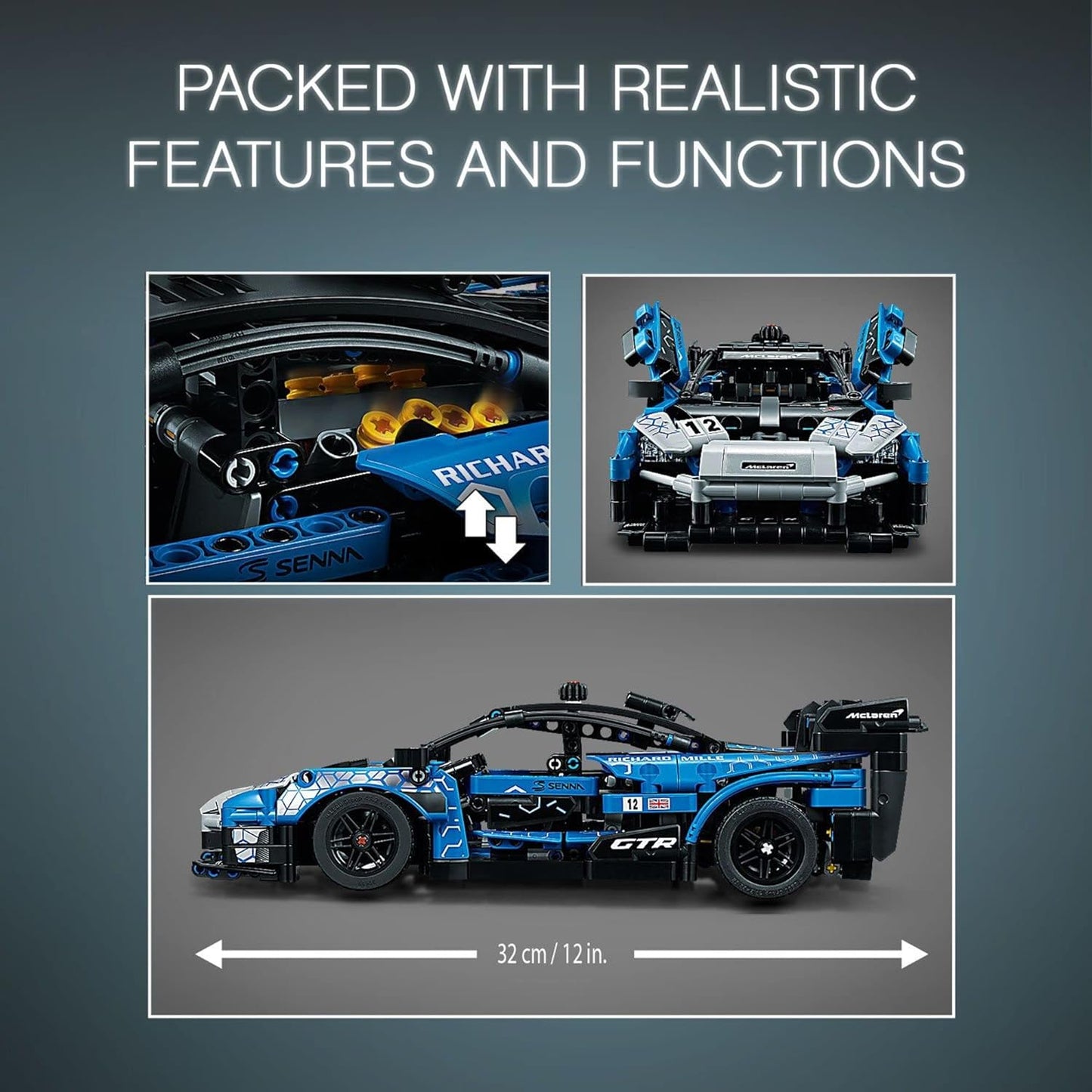 LEGO Kit de construcción de Modelo Technic™ 42123 McLaren Senna GTR™ (830 Piezas)