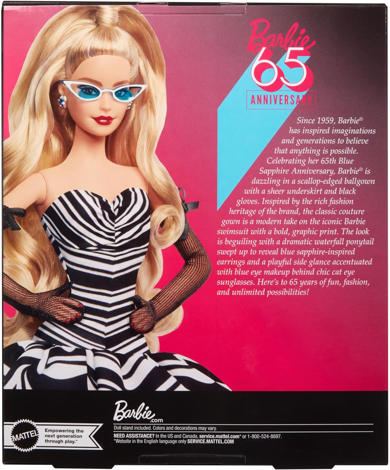 Barbie Collector, Barbie Signature Colección 65° Aniversario Cabello Rubio
