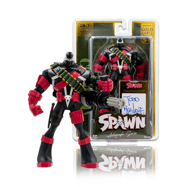 McFarlane Toys Spawn Digitally Remastered: Spawn 30 Aniversario - Command Spawn Autografiado