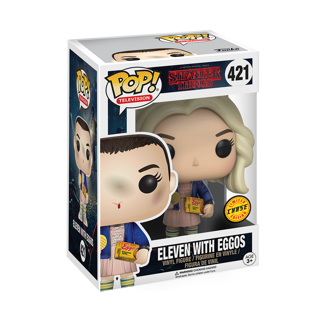 Funko Pop TV: Stranger Things - Eleven Eggos Set Reg y Chase