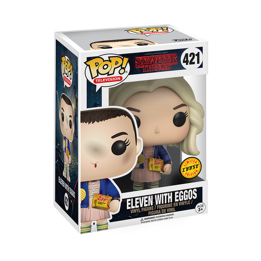 Funko Pop TV: Stranger Things - Eleven Eggos Set Reg y Chase