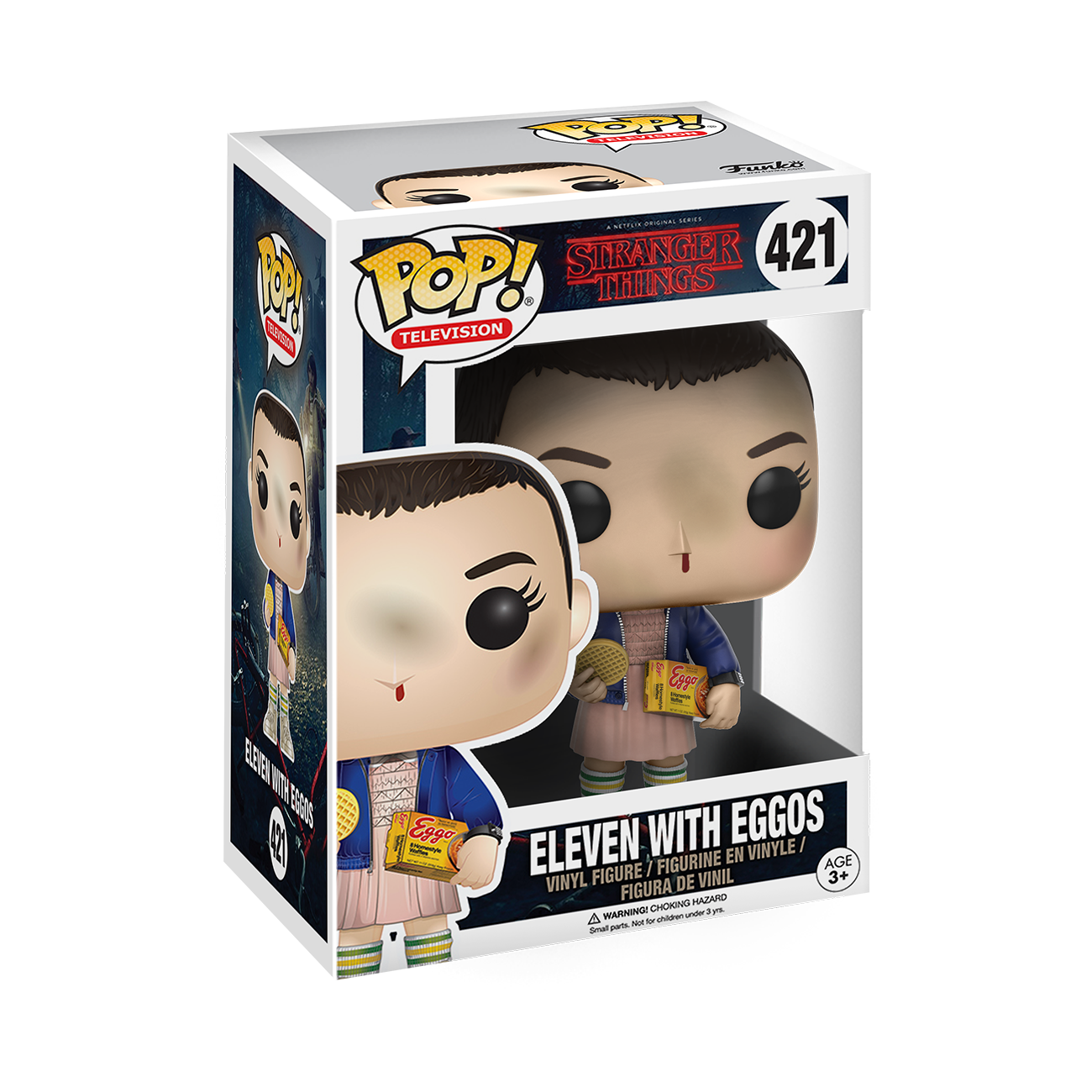 Funko Pop TV: Stranger Things - Eleven Eggos Set Reg y Chase