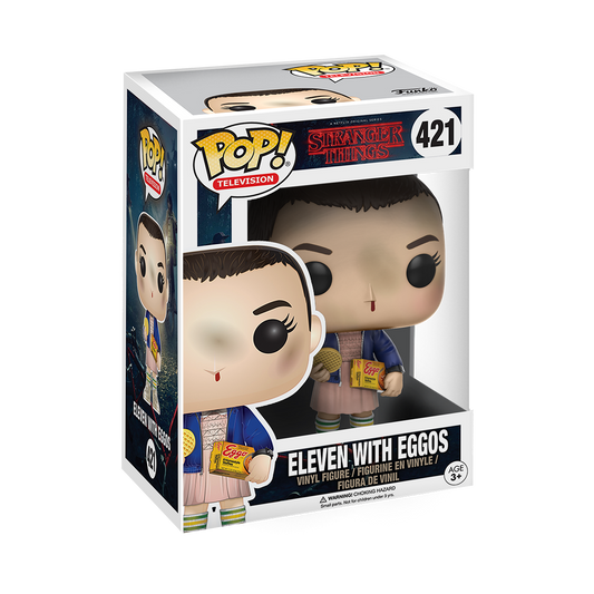 Funko Pop TV: Stranger Things - Eleven Eggos Set Reg y Chase