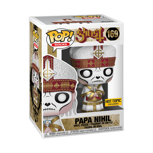 Funko Pop Rocks: Papa Nihil Hot Topic Exclusive caja dañada
