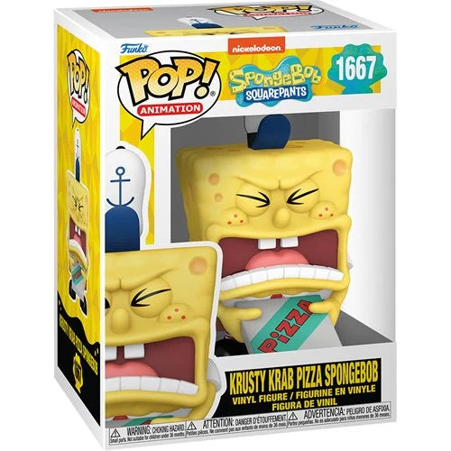 Funko Pop Animation: Bob Esponja 25 Aniversario - Bob Esponja Con Pizza