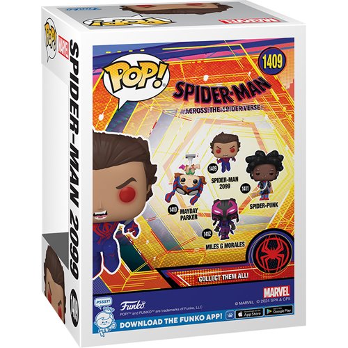 Funko Pop Marvel: Spiderman Across the Spiderverse - SpiderMan 2099 Miguel O Hara Sin Mascara