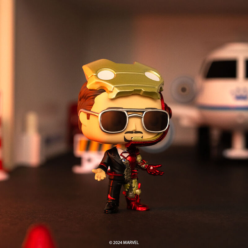Funko Pop Marvel Tony Stark #1354 Expo sticker