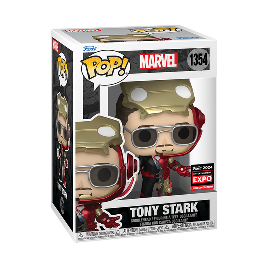 Funko Pop Marvel Tony Stark #1354 Expo sticker