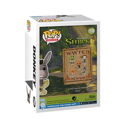 Funko Pop Movies: Shrek DreamWorks 30 Aniversario -Burro Glitter