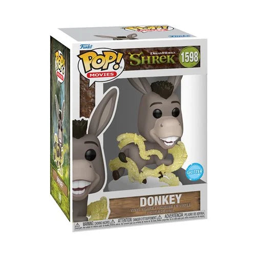 Funko Pop Movies: Shrek DreamWorks 30 Aniversario -Burro Glitter