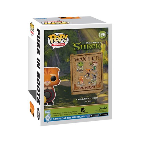 Funko Pop Movies: Shrek DreamWorks 30 Aniversario - Gato Con Botas
