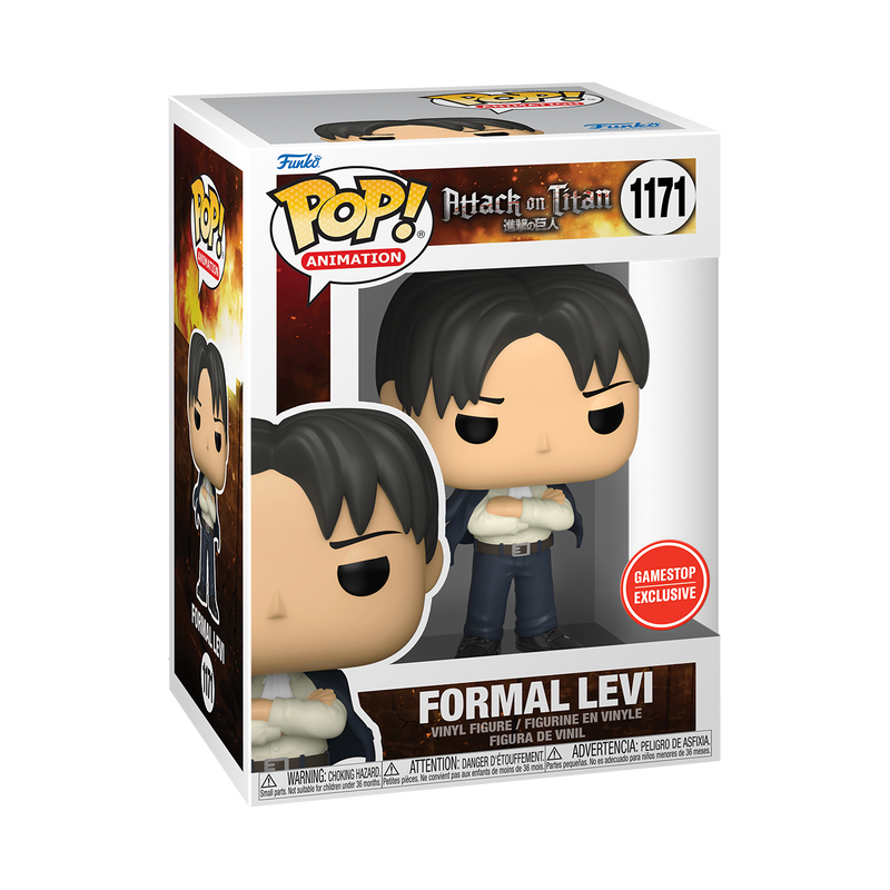 Funko Pop Animation: Attack on Titan - Levi Formal Gamestop Exc