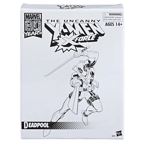 X-Men X-Force Retro Marvel Legends Deadpool - Exclusivo
