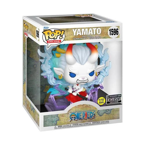 Funko One Piece Pop! Animation One Piece Yamato Glow in the Dark Deluxe #1596 - Entertainment Earth Exclusive
