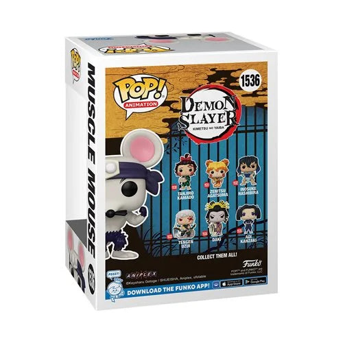 Funko Pop Demon Slayer Muscle Mouse #1536 - Entertainment Earth Exclusive