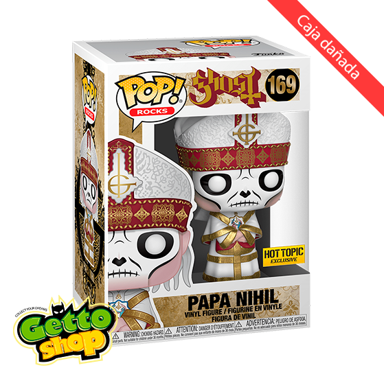 Funko Pop Rocks: Papa Nihil Hot Topic Exclusive caja dañada