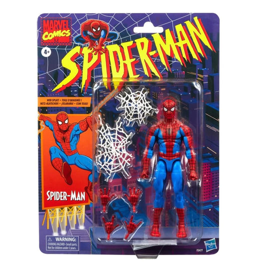 Hasbro Marvel Legends Hombre Araña Retro Rojo