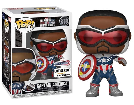 Funko Pop Marvel: The Falcon And The Winter Soldier - Captain America - Amazon Exclusive