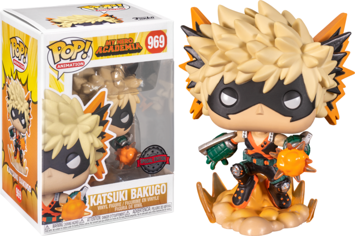 Funko Pop My Hero Academia Pop! Animation Katsuki Bakugoo con explosión Exclusivo