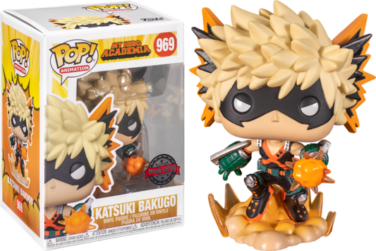 Funko Pop My Hero Academia Pop! Animation Katsuki Bakugoo con explosión Exclusivo