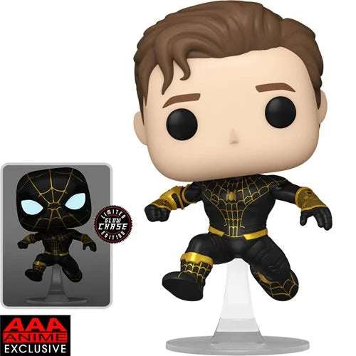 Funko Pop Spider-Man: No Way Home Unmasked Spider-Man Black Suit - AAA Anime Exclusive