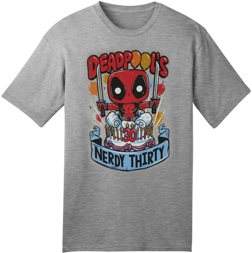 Playera Marvel Deadpool Nerdy Thirty Talla XL