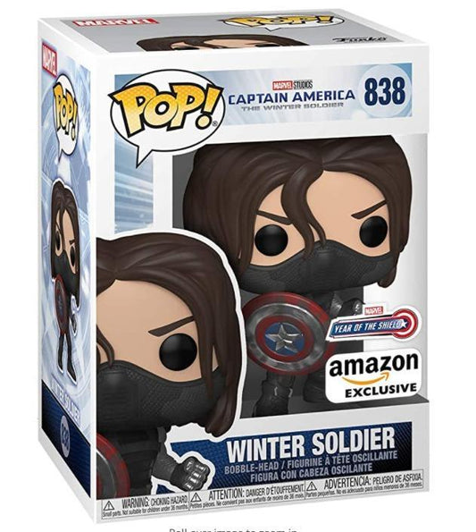 Funko Pop Marvel: Winter Soldier  Year of the Shield - Amazon Exclusive