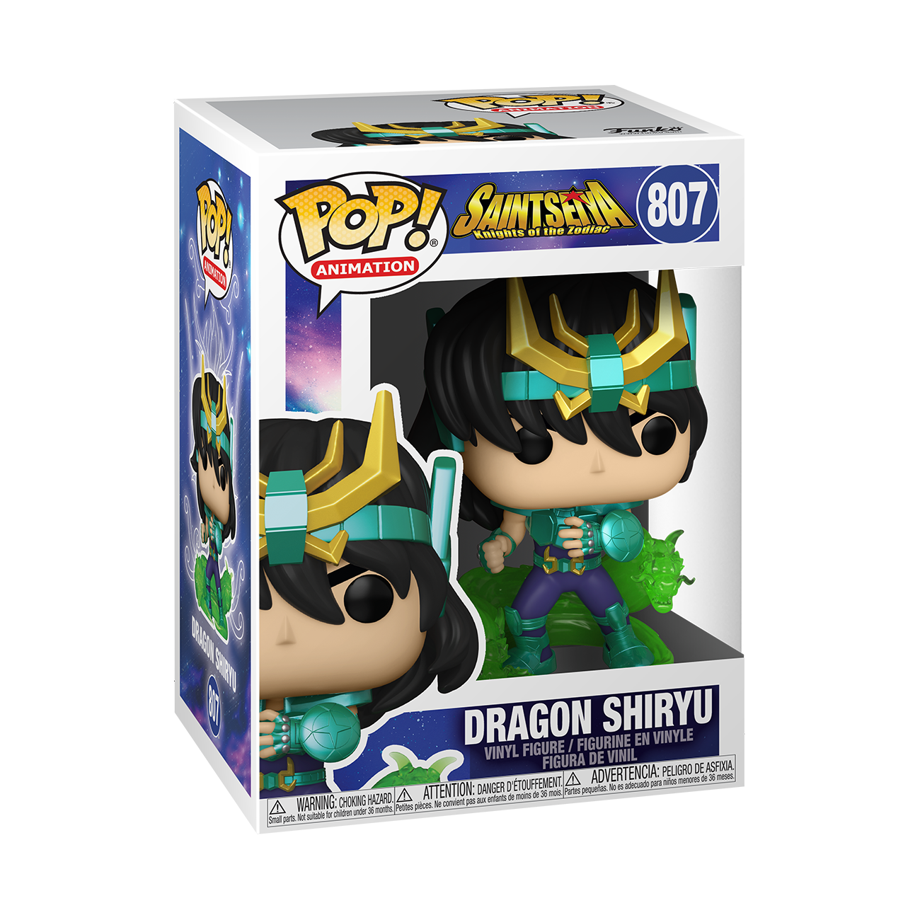 Funko Pop Caballeros Del Zodiaco dragon shiryu