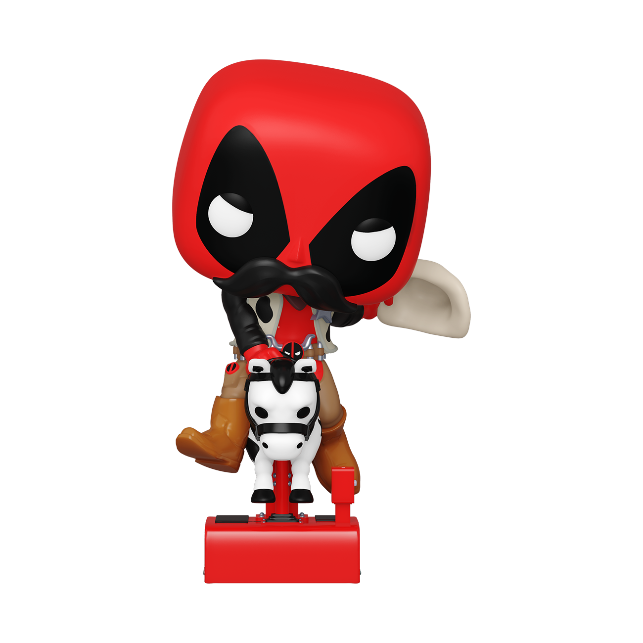 Funko Pop Ride: Marvel - Deadpool Sheriff con Caballo de Juguete Exclusivo Funko Shop