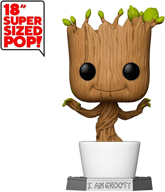Funko Pop Marvel Dancing Groot Guardians of the Galaxy 18 pulgadas Flocked