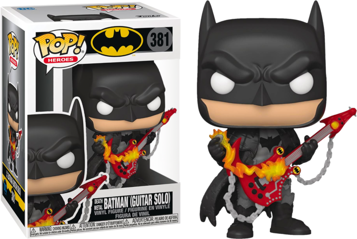 Funko Pop Heroes: DC Dark Knights - Death Metal Batman con Guitarra Exclusivo