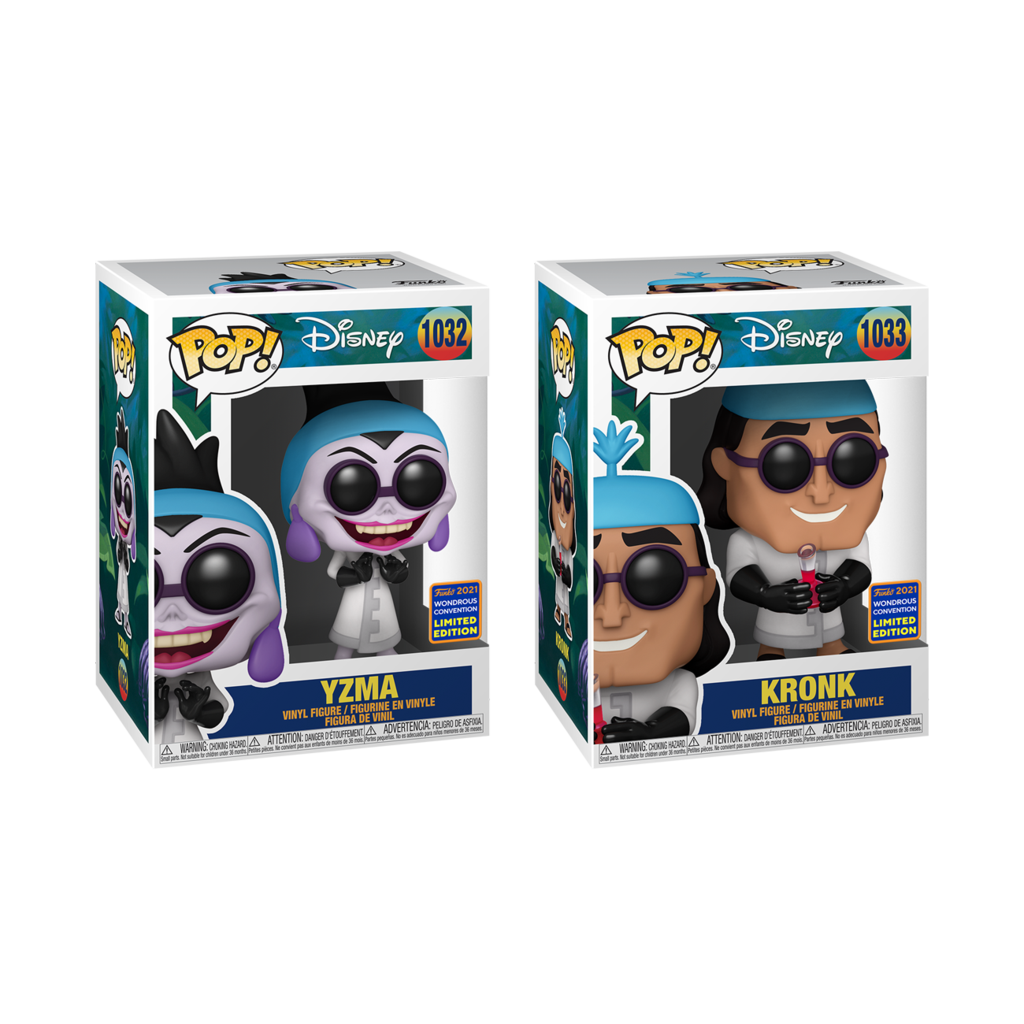 Funko Pop Disney: Las locuras del emperador - Yzma y Kronk (Wonderous Convention)