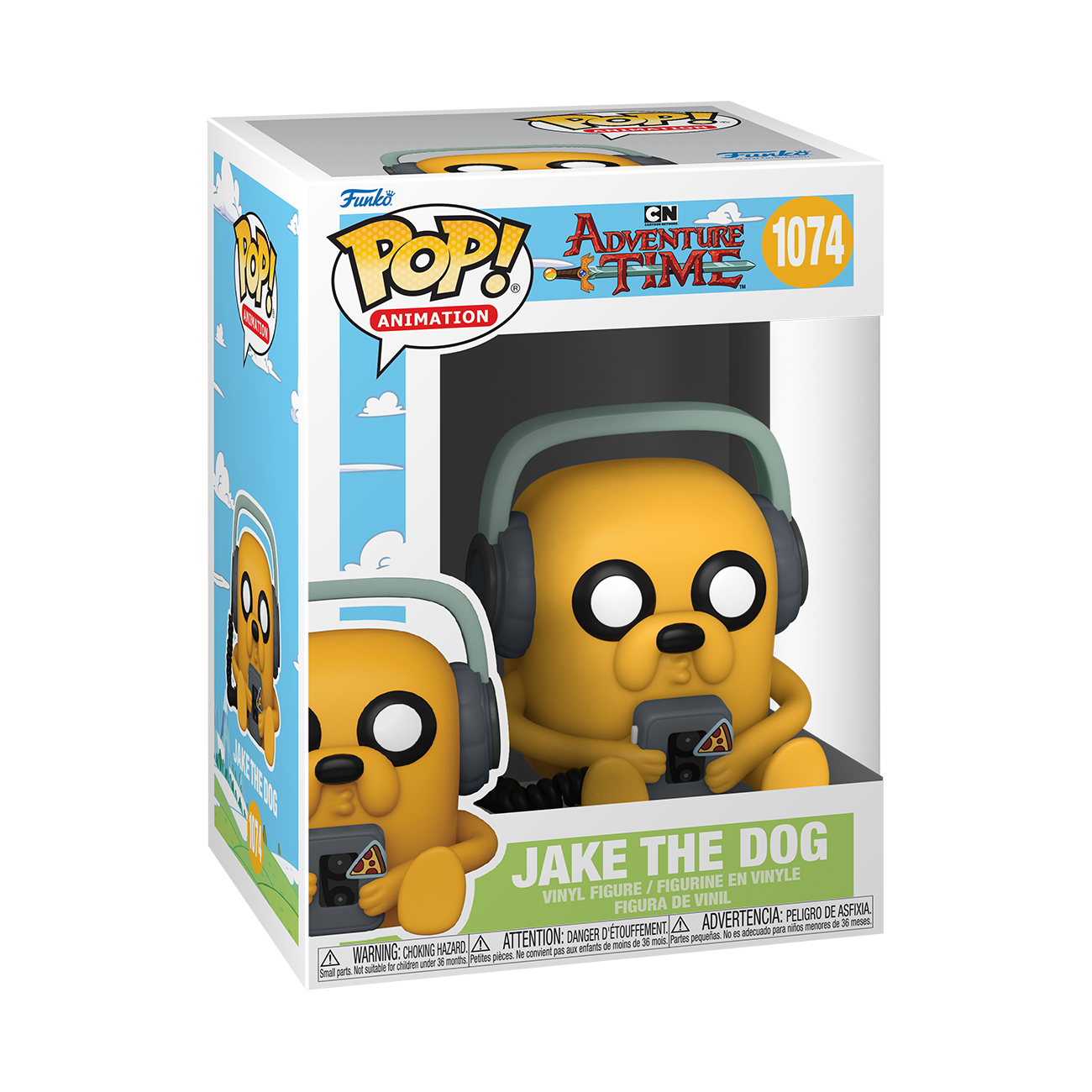 Funko Pop Animation: Hora de Aventura - Jake con reproductor
