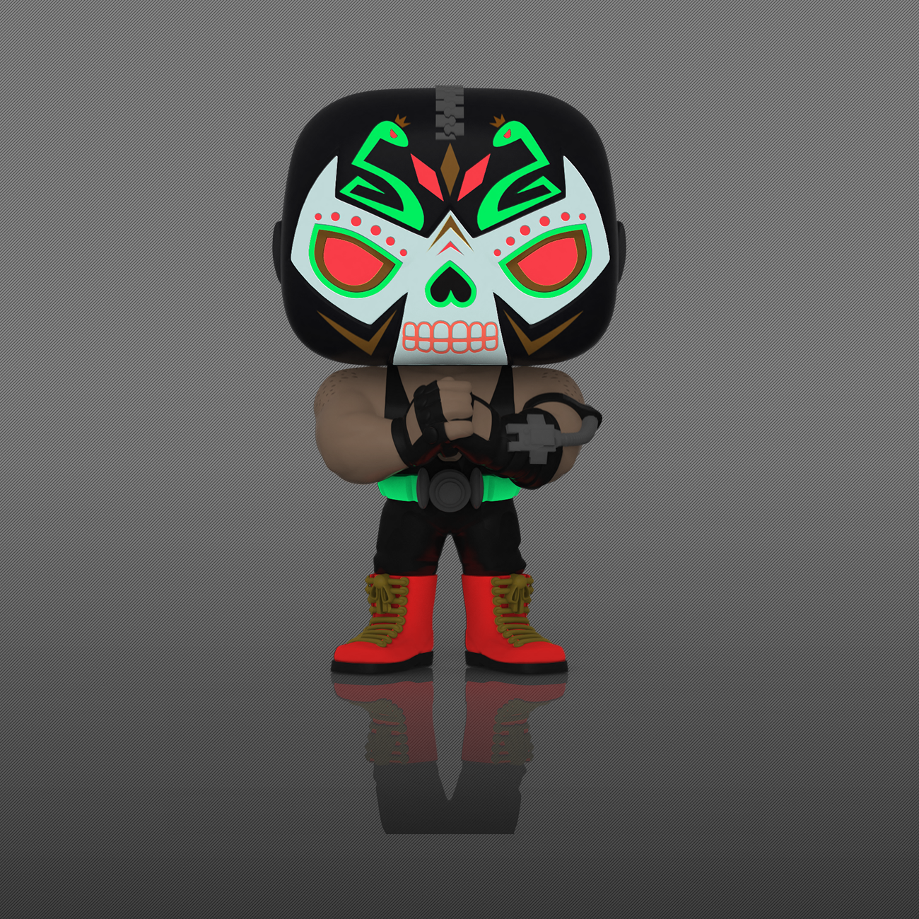 Funko Pop Heroes: Dia De Los DC - Bane Glow Exclusivo