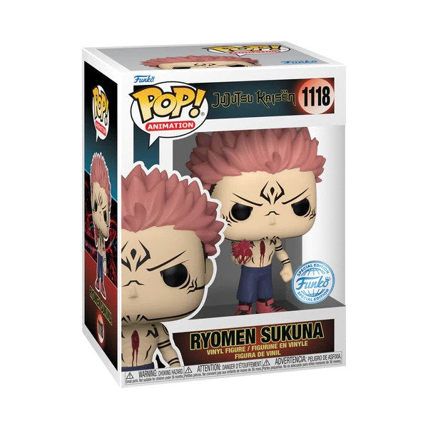 Funko Pop Animation: Jujutsu Kaisen - Sukuna con corazon Exclusivo