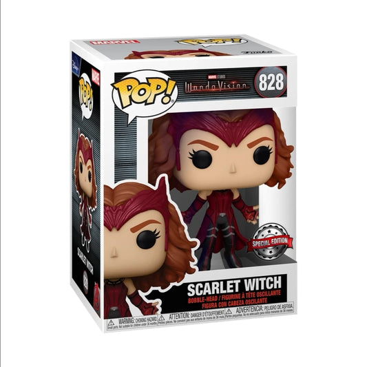 Funko Pop Marvel: WandaVision - Scarlet Witch Exclusiva