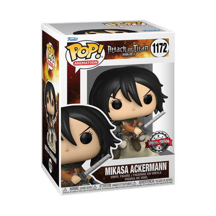 Funko Pop Animation: Attack on Titan - Mikasa Ackerman Exclusivo