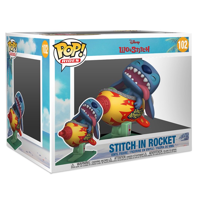 Funko Pop Rides: Lilo y Stitch - Stitch en Cohete