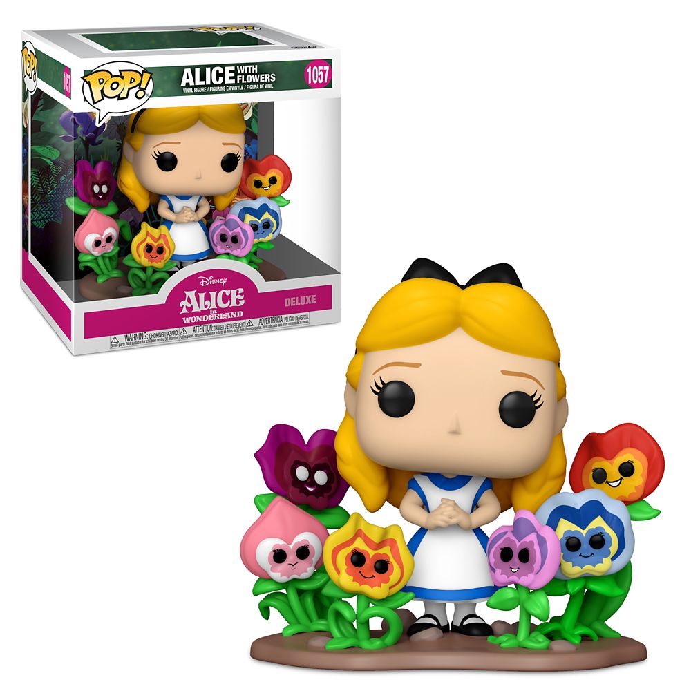 Funko Pop Deluxe: Alicia 70 Aniversario - Alicia con FLores