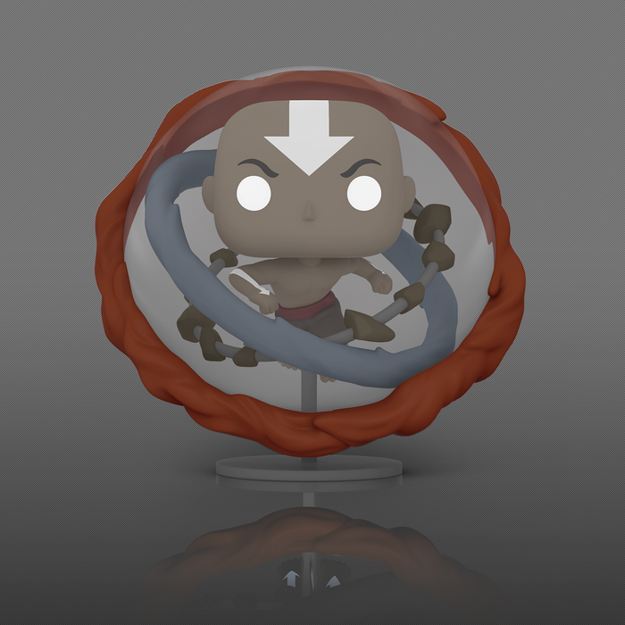Funko Pop Super: Avatar - Aang Maestro 4 Elementos 6 Pulgadas Glow Exclusivo