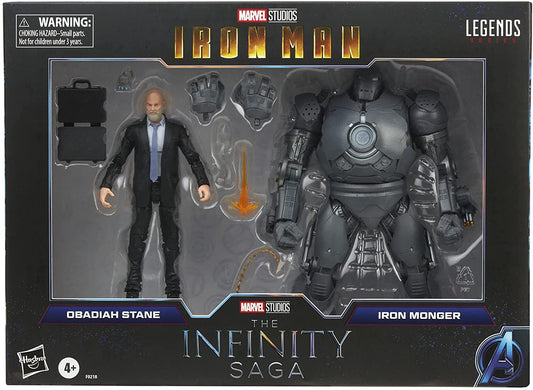 Marvel Hasbro Legends Series - Infinity Saga - Obadiah Stane y Iron Monger
