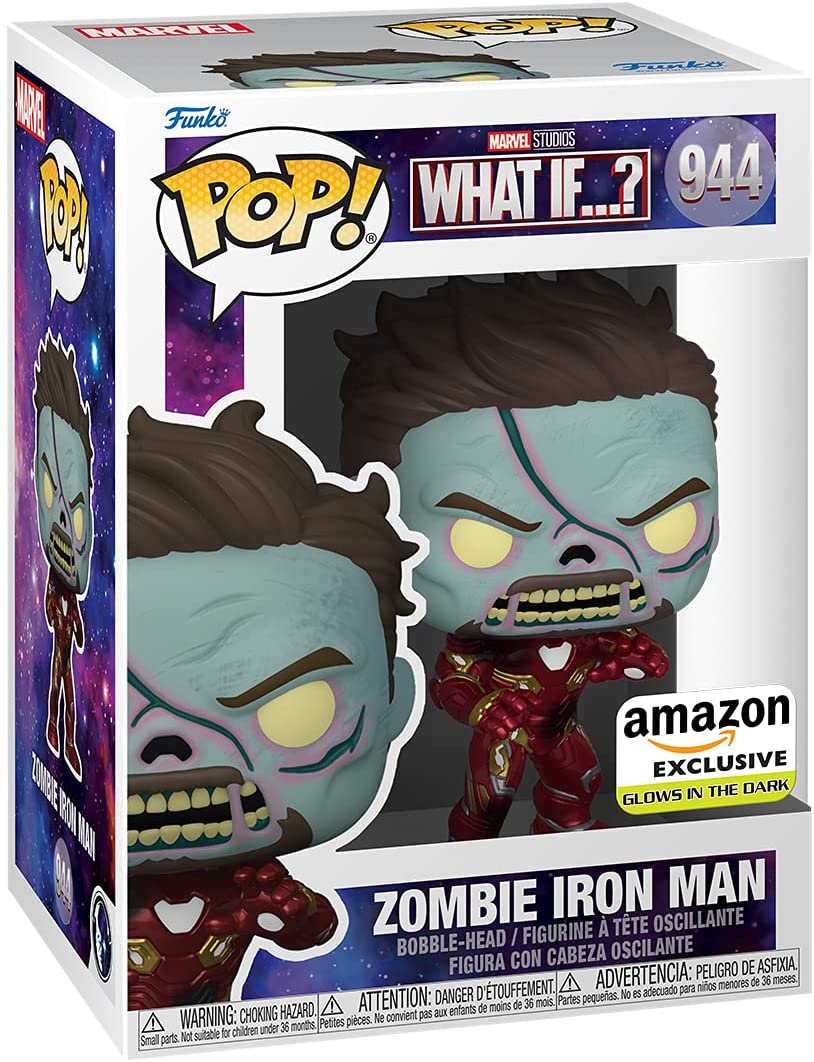 Funko Pop Marvel: What If? - Zombie Iron Man (Glow In The Dark)