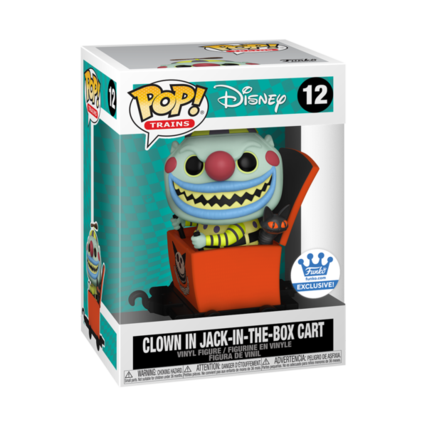 Funko Pop Train: Mundo de Jack - Clown in Jack-in-the-Box Cart