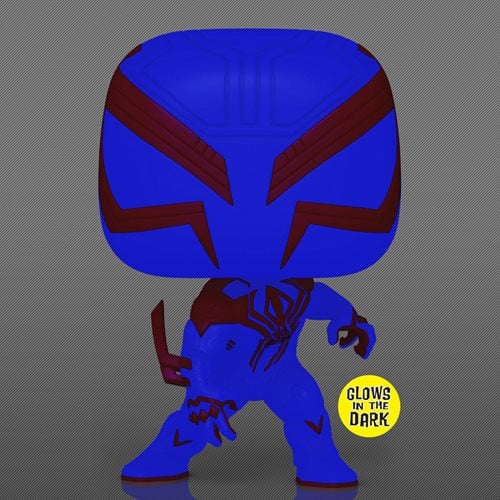 Funko Pop! Spider-Man: Across the Spider-Verse Spider-Man 2099 Glow-in-the-Dark – Entertainment Earth Exclusive