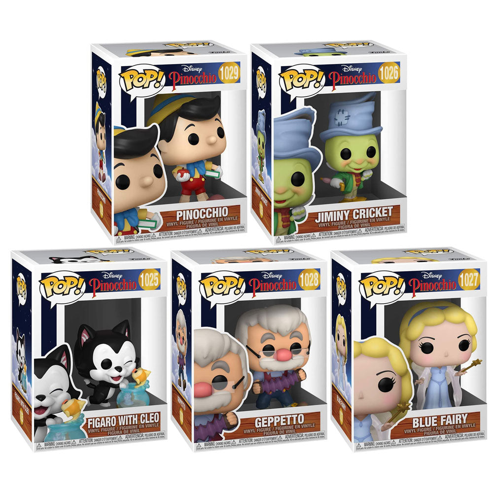 Funko Pop Disney: Pinocchio - Set 5 Piezas