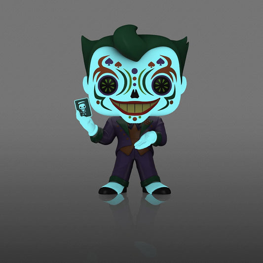 Funko Pop! Heroes: Dia De Los DC - Joker (Glow) Amazon Exclusive